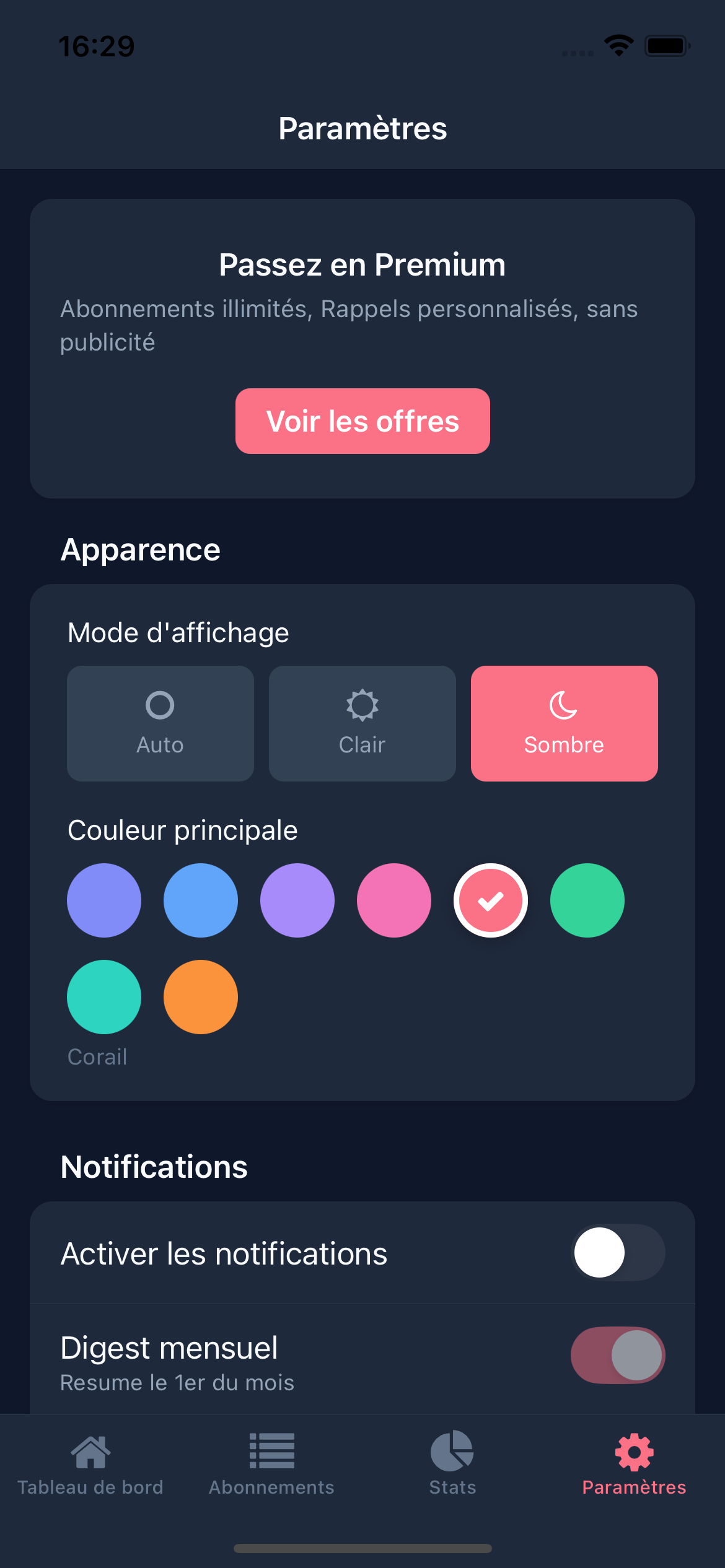 Rivko - Personnalisation de l'apparence